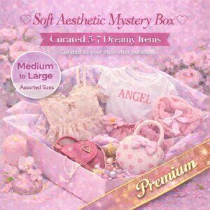 ✨ Soft Feminine Mystery Premium Box (M/L) 📦 ❓Curated 5-7 Piece Aesthetic Bundle